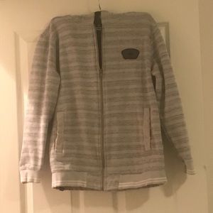 Vans Zip Up Fleece lined Off the Wall Hoodie Sz XL
